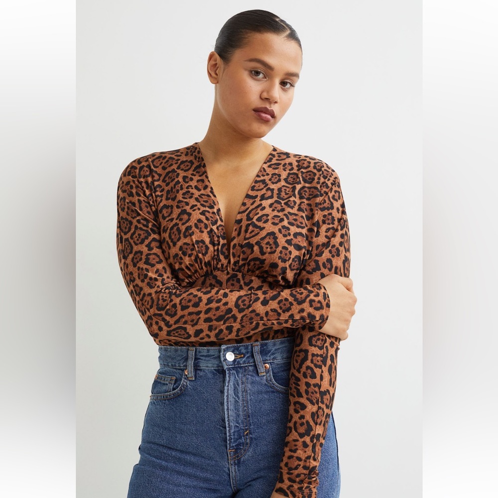 H&M Draped Bodysuit